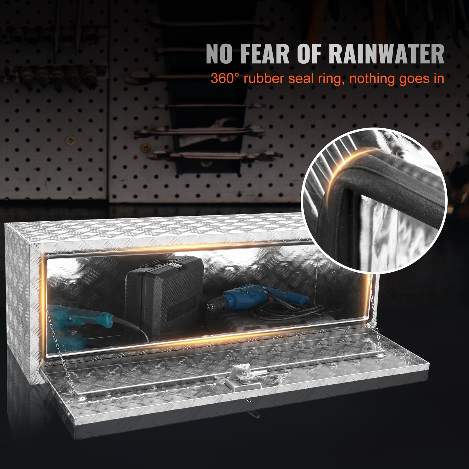 Heavy Duty Aluminium Underbody Tool Box For Pickup Van And Trailer_voghion.com